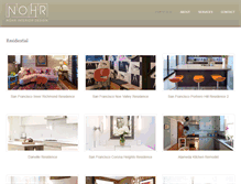 Tablet Screenshot of nohrinteriordesign.com